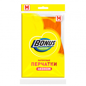 Перчатки латекс Bonus эконом размер М