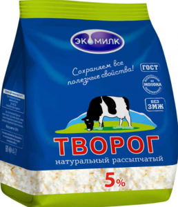 Творог Экомилк 5% 350г