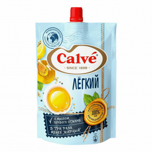 Майонезный соус Calve Легкий 230гр