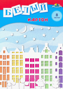Картон белый А4 5 листов Апплика