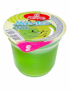 Желе зеленое яблоко Ле-ле 125г