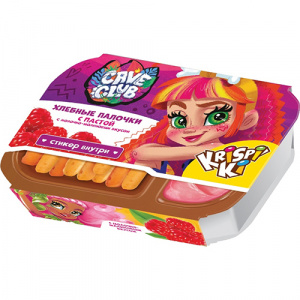 Хлебные палочки с малиновой пастой 35гр