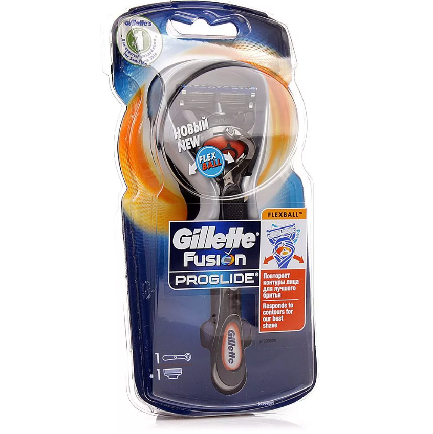 Станок Gillette Fusion proglide flexball cosmetic homme 1 кассета