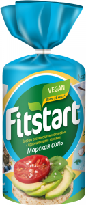 Хлебцы Fitstart рисовые с морской солью 90г