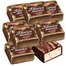 Конфеты Птичье молоко сливочно-ванильное Рот Фронт 1кг