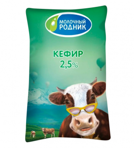 Кефир Молочный Родник 2,5% 900г