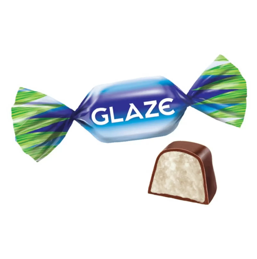 Конфеты Глэйс со вкусом кокосовых сливок 1кг