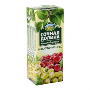 Нектар Сочная долина виноградный микс 0,2л