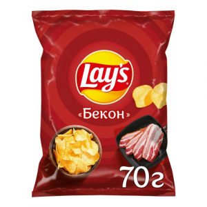 Чипсы Лейз Бекон 70гр