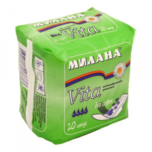 Прокладки гигиенические Vita део софт Милана, 10шт