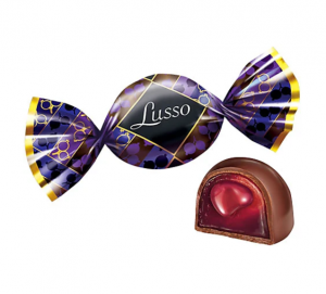 Конфеты Луссо со вкус.черн.смородины 1кг