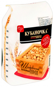 Горох шлифованный Кубаночка 900г