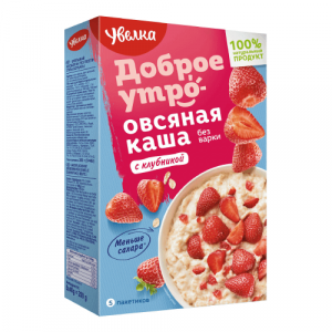 Каша овсяная с клубникой ТМ Увелка 5*40гр