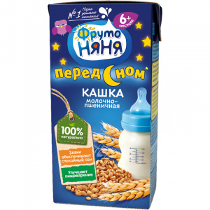 Каша Фруто Няня пшеничная с молоком 200г