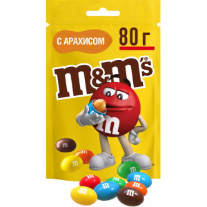 Драже М&M с арахисом 80г