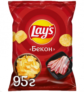 Чипсы Лейс  Бекон 95гр