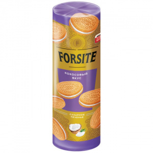 Печенье с кокосовым вкусом Форсайт 208г