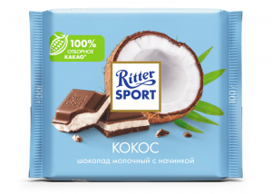 Шоколад Риттер Спорт Кокос 100г.