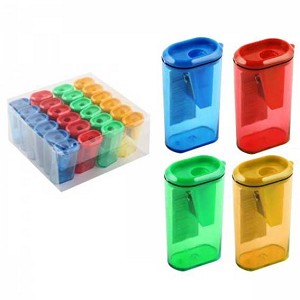 Точилка пластиковая 25*50мм с контейнером КОКОС 1шт