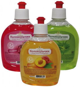 Мыло жидкое Колокольчик в ассортименте 300мл