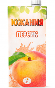 Сок осветленный персик Южания 1л