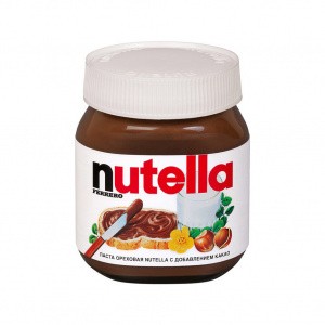 Паста шоколадная ореховая с добавлением какао Нутелла 180г