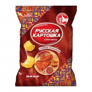 Чипсы Русская Картошка со вкусом куриные крылышки 50г