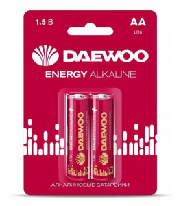 Батарейка Daewoo LR06 2BL ENERGY 2шт