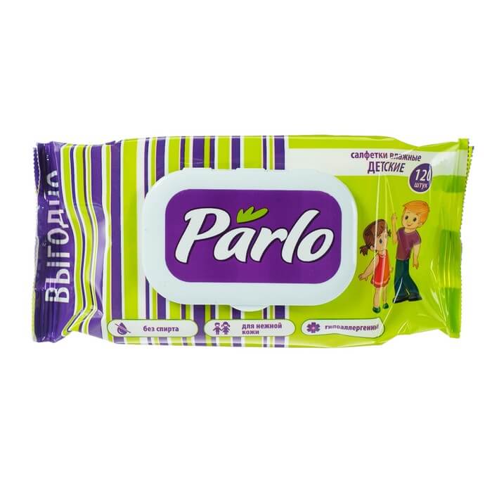 Влажные салфетки для детей с крышкой 120шт