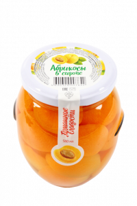 Абрикосы в сиропе Домашние сладости 580мл