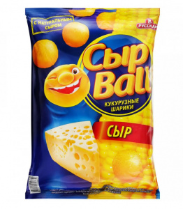 Кукурузные шарики СырBall со вкусом сыра 45г