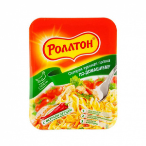 Лапша б/п с курицей острая Роллтон чаша 90г