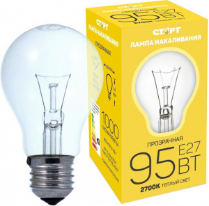 Лампа Колба-груша СТАРТ 95 вт