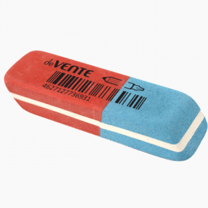 Ластик прямоугольный скошенный каучук deVente 