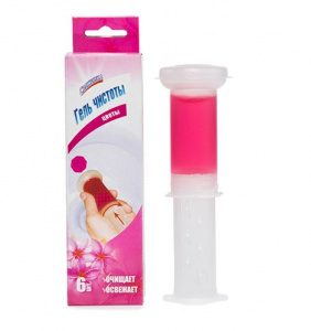 Средство для унитаза Свежинка гель чистоты цветы 6шт