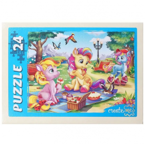 Пазл "Чудесные пони №3", 24 элемента