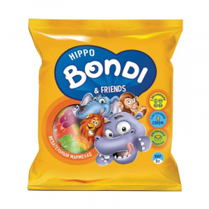 Жевательный мармелад Hippo Bondi & Friends с витаминами 70г