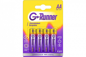 Батарейки АлкалиновыеG-Runner AA  4шт 