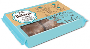 Зефир ванильный в кондитерской глазури Belucci 160г