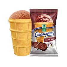 Мороженое Энгельское шоколадное, в ваф стакане 70г