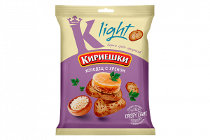 Сухарики Кириешки Лайт холодец с хреном 33г