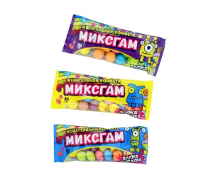 Жевательная конфета Миксгам, 20г  Злюка-кислюка