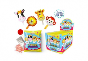 Надувной шарик-колотушка с карамелью 11гр