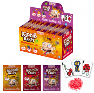 Взрывная карамель с тату "Взрыв пакет", 3г 