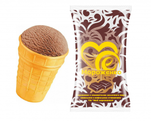Мороженое Мое мороженко шоколадное 70г ваф/ст