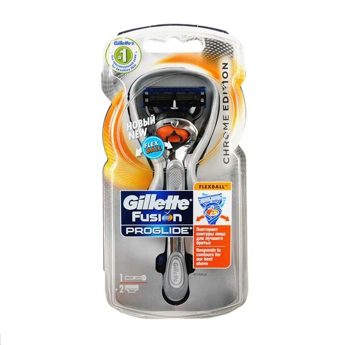 Станок Gillette Fusion proglide flexball cosmetic homme 2 кассеты