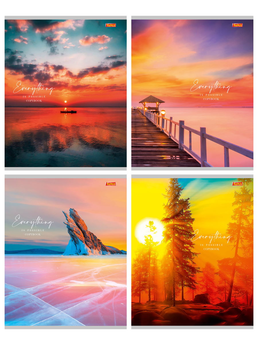 Тетрадь 36л клетка Проф-Пресс Очарование природы