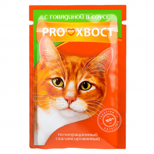 Корм для кошек Прохвост в ассортименте 85гр