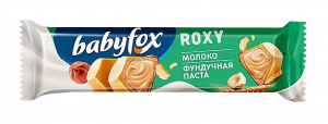 Вафельный батончик Baby Fox Roxy мол-орех 18,2г