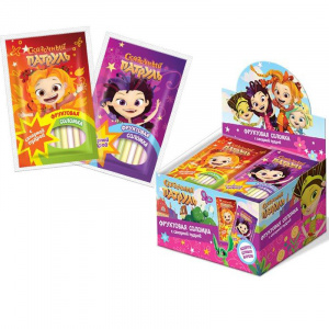 Сахарная пудра со вкусом яблока, клубники, винограда 7гр 